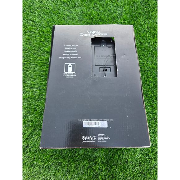 New Spirit Vampire Door Knocker With Voice And Glowing Eyes Halloween Spooky - Picture 3 of 3